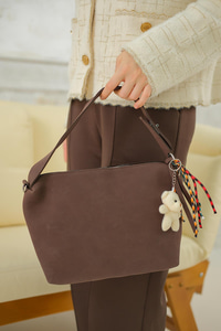 Ayıcık Detay Çanta Kahverengi