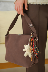 Ayıcık Detay Çanta Kahverengi