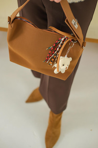 Ayıcık Detay Çanta Taba