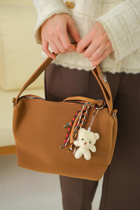 Ayıcık Detay Çanta Taba