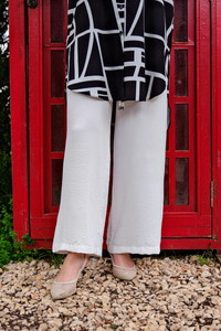 AYROBIN PACA PANTOLON BEYAZ