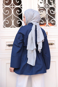 Bali Poplin Gömlek Lacivert