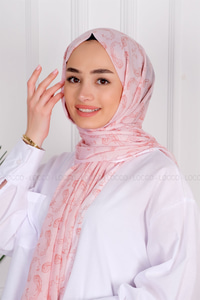 Uygun Fiyatlı BALIK DESENLI PAMUK SAL TURUNCU | Loccomoda.com 