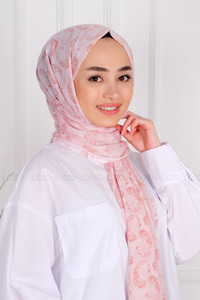 Uygun Fiyatlı BALIK DESENLI PAMUK SAL TURUNCU | Loccomoda.com 