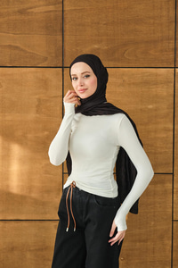 Balıkçı Yaka Body Beyaz