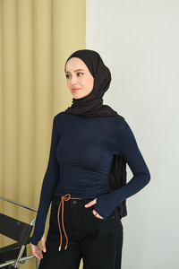 Balıkçı Yaka Body Lacivert