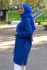 Uygun Fiyatlı BALIKCI YAKA TUNIK  MAVI | Loccomoda.com 