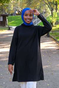 Uygun Fiyatlı BALIKCI YAKA TUNIK  SIYAH | Loccomoda.com 