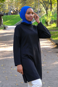 Uygun Fiyatlı BALIKCI YAKA TUNIK  SIYAH | Loccomoda.com 
