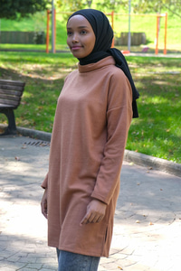 Uygun Fiyatlı BALIKCI YAKA TUNIK  VIZON | Loccomoda.com 