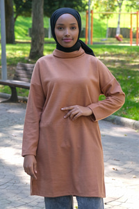 Uygun Fiyatlı BALIKCI YAKA TUNIK  VIZON | Loccomoda.com 