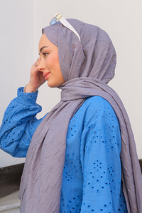 Bambu Kraş Şal Antrasit