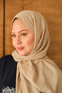 Bambu Kraş Şal Bej