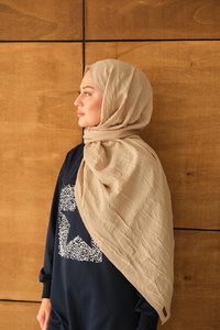 Bambu Kraş Şal Bej