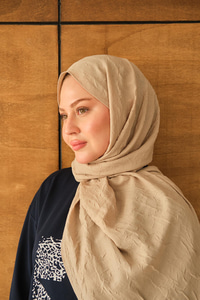 Bambu Kraş Şal Bej