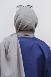 Bambu Kraş Şal Gri