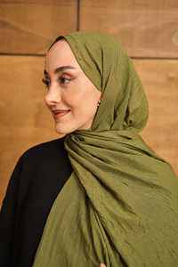 Bambu Kraş Şal Haki Yeşil
