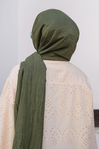 Bambu Kraş Şal Haki Yeşil