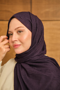 Bambu Kraş Şal Mor