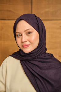 Bambu Kraş Şal Mor