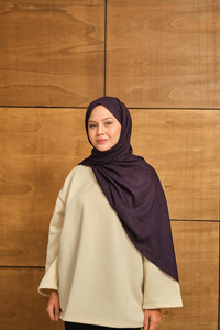 Bambu Kraş Şal Mor