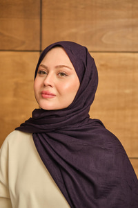 Bambu Kraş Şal Mor