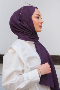 Bambu Kraş Şal Mor