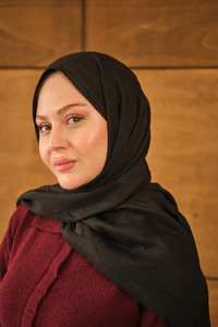 Bambu Kraş Şal Siyah