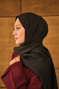 Bambu Kraş Şal Siyah