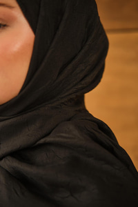 Bambu Kraş Şal Siyah