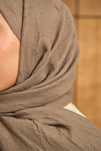 Bambu Kraş Şal Vizon