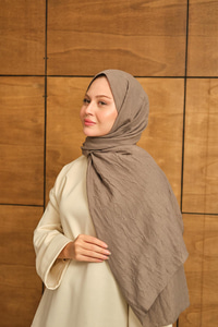 Bambu Kraş Şal Vizon