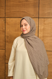 Bambu Kraş Şal Vizon