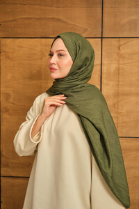 Bambu Kraş Şal Yeşil