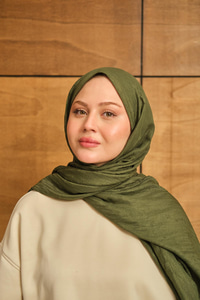 Bambu Kraş Şal Yeşil