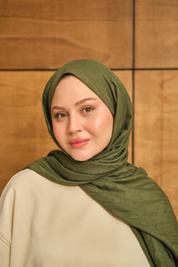 Bambu Kraş Şal Yeşil