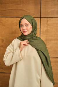 Bambu Kraş Şal Yeşil