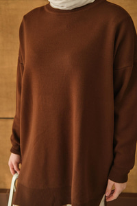 Basic Triko Kahverengi