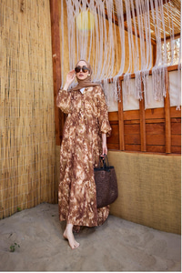 Batik Desen Elbise Vizon