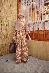 Batik Desen Elbise Vizon