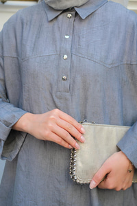 Batıklı Takım Gri