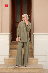 Batıklı Takım Haki Yeşil