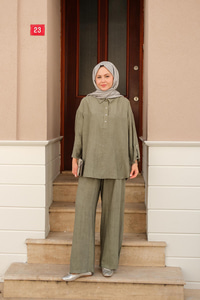 Batıklı Takım Haki Yeşil