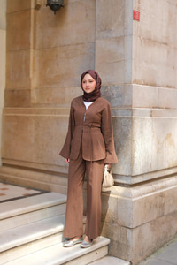 Bea Takım Kahverengi