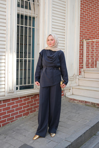 Begonya Takım Lacivert