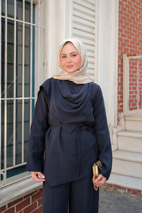 Begonya Takım Lacivert