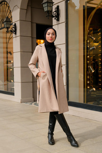 Bel Bağlamalı Astarlı Kaşe Taş