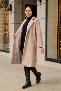 Bel Bağlamalı Astarlı Kaşe Taş