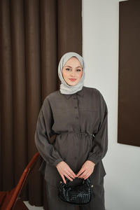 Bel Bağlamalı İkili Takım Antrasit