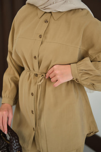 Bel Bağlamalı İkili Takım Hardal